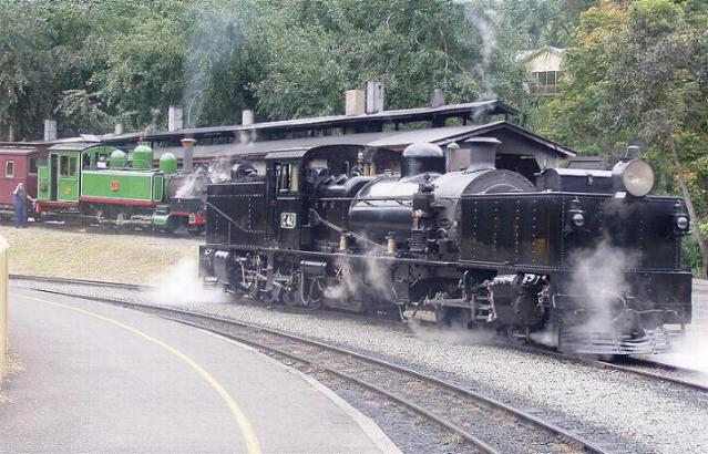 Garratt G42 and 7NA on the Puffing Billy railway
 Dandenong Ranges Victoria Australia March 27 2006